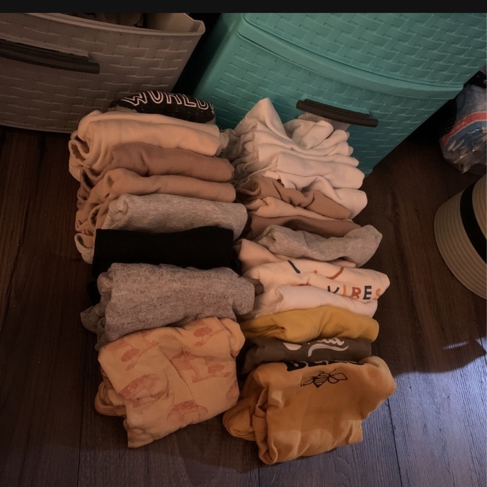 Lot of 27 12-24 Month baby onesies